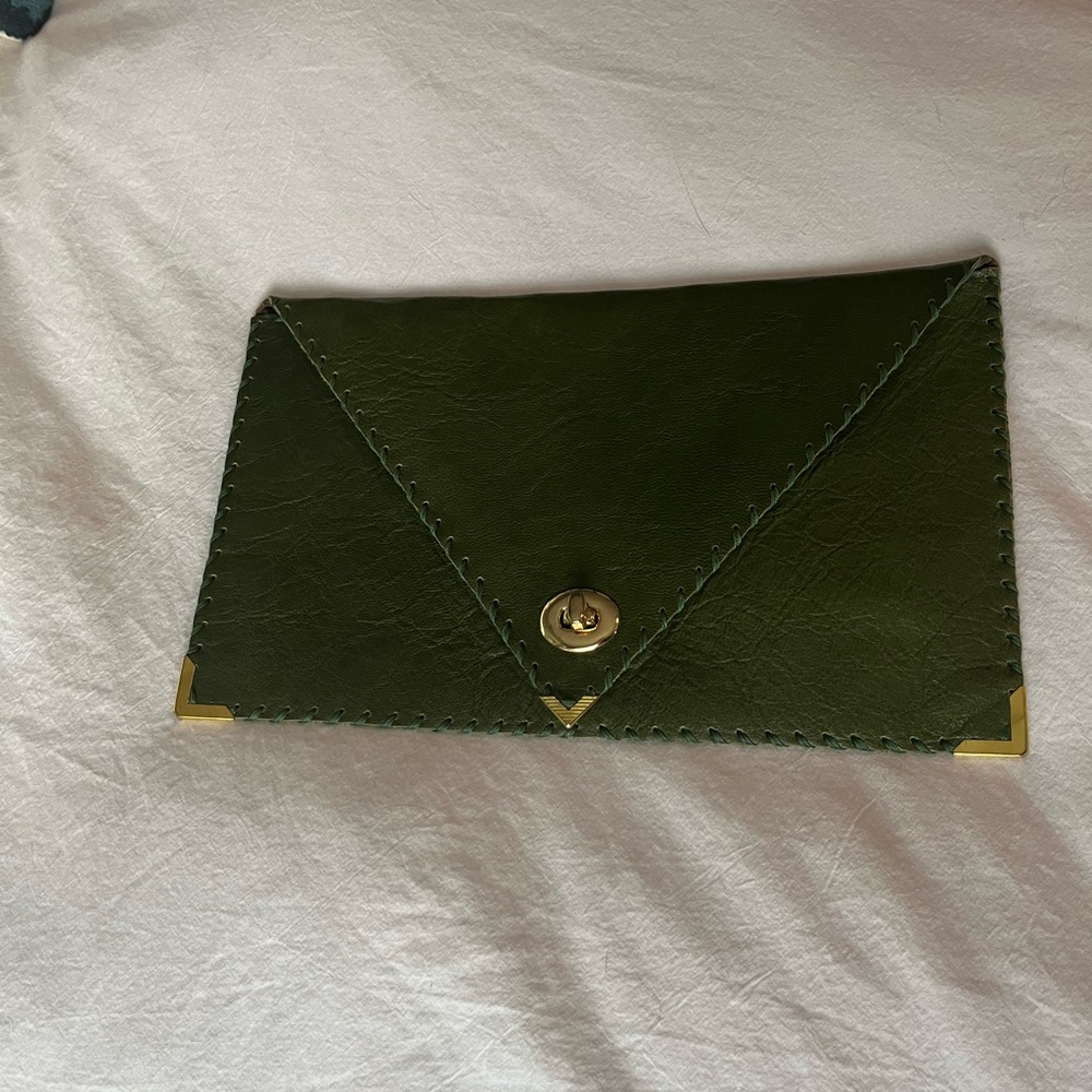 Handmade Leather Clutch Purse